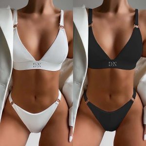 DNSF Hot Sexy Ribbed Swimming Bikinis